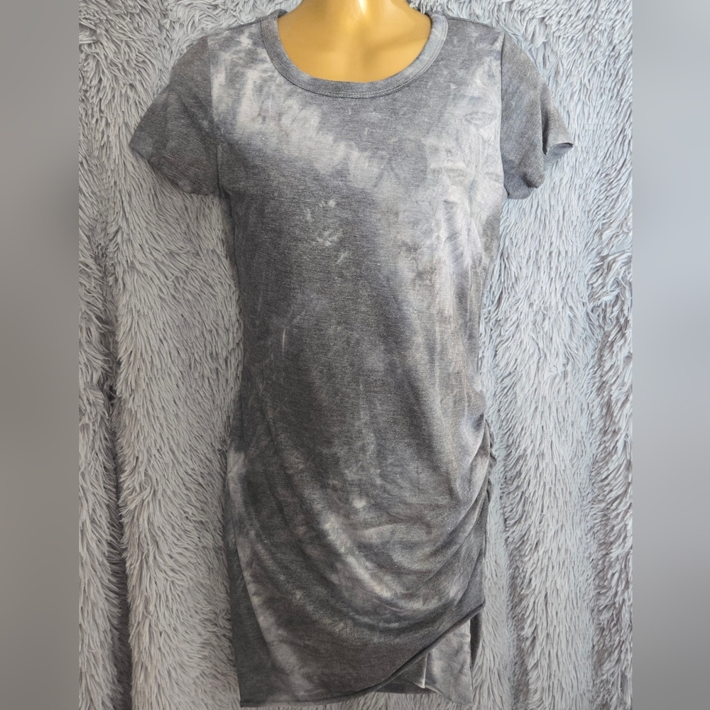 LA MIEL Charcoal T-Shirt Dress